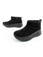 Skechers Dámske zimné členkové topánky zateplené kožené dámske