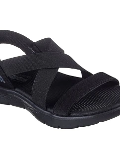 Dámske sandále Skechers GO WALK FLEX SANDAL GLIMMER UP 141489 BBK