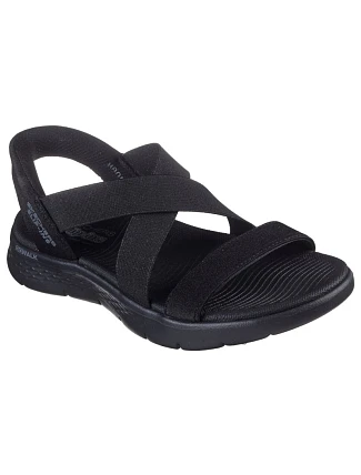 Dámske sandále Skechers GO WALK FLEX SANDAL GLIMMER UP 141489 BBK Dámske sandále Skechers GO WALK FLEX SANDAL GLIMMER UP 141489 BBK