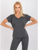 Tričko RV TS 4832.28P tmavo šedá