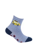 Chlapčenské vzorované ponožky Wola U24.P01;W24.P01 21-26 Chlapčenské vzorované ponožky Wola U24.P01;W24.P01 21-26