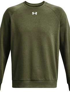 Pánska mikina Under Armour Rival Fleece Crew, khaki, 1379755, 390