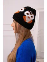 Dámska čiapka Ofelia K349 čierna