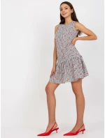 Šaty LK SK 506962.35P biela a čierna