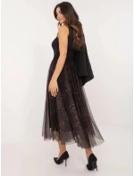 Sukňa DHJ SD 19981 6.25 hnedo-čierna - FPcena