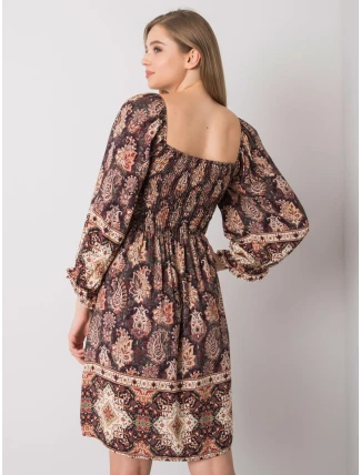 TW SK BI H3748 šaty.22X tmavo hnedá TW SK BI H3748 šaty.22X tmavo hnedá