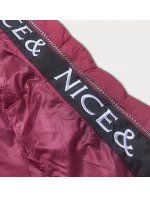 Červená dámska páperová bunda pre prechodné obdobie (2M-001) Červená dámska páperová bunda pre prechodné obdobie (2M-001)