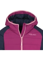 Detská snehová bunda Trollkids Hafjell PRO s kapucňou woodproof pink (514-182)