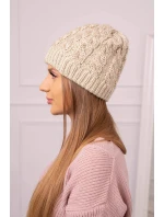 Dámska čiapka Kalina K362 light beige