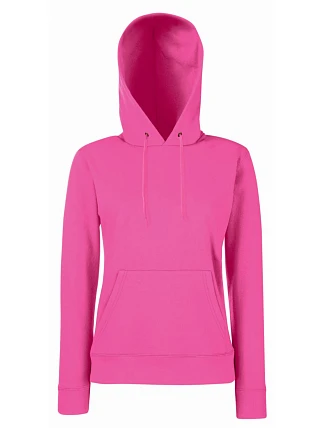 Fruit of the Loom Classic Lady-Fit Hooded Sweat Dámska mikina s kapucňou 16.2038 fuchsiová Fruit of the Loom Classic Lady-Fit Hooded Sweat Dámska mikina s kapucňou 16.2038 fuchsiová