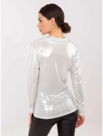 Blúzka DHJ BZ 15268.30 strieborná