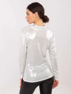 Blúzka DHJ BZ 15268.30 strieborná