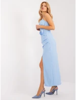 DHJ SK 18992 šaty.16x svetlo modrá