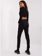 Tepláky RV DR 9260.61 čierna farba Tepláky RV DR 9260.61 čierna farba