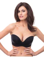 Dámska podprsenka bez ramienok ULTIMATE STRAPLESS BRA W032D Black - WONDERBRA Dámska podprsenka bez ramienok ULTIMATE STRAPLESS BRA W032D Black - WONDERBRA
