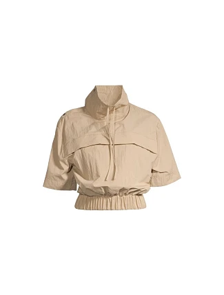 Dámska bunda CASALL Active Short Sleeve Track Jacket, farba piesková Dámska bunda CASALL Active Short Sleeve Track Jacket, farba piesková