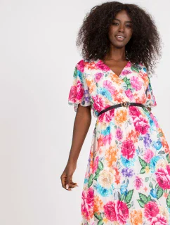 Šaty DHJ SK 13162.92 svetlo béžová