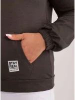 Mikina RV BL 8655 1.13X dark khaki