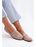 Mokasíny z prírodnej kože Vinceza Beige Mokasíny z prírodnej kože Vinceza Beige