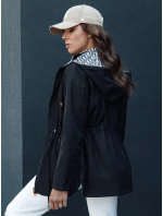 Dámska prechodná bunda parka s kapucňou BEGET black FashionStreet TY4406