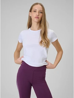 Dámske hladké tričko slim 4F 4FRAW25TTSHF3623-10S dámske