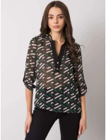 Blúzka LC BZ 22K 2009.30P čierna a zelená
