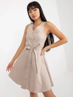 Dámske šaty LK SK 508253 šaty.44P béžová - FPrice