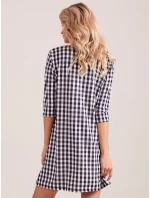 Šaty EN SK 4335.08 čierna a biela