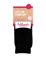 Dámske ponožky COTTON COMFORT čierne - BELLINDA