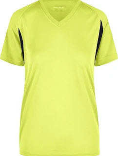 Daiber JN 316 Dámske bežecké tričko 02.0316 fluo žltá/čierna