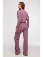 B292 Mikina s kapucňou vpredu - heather