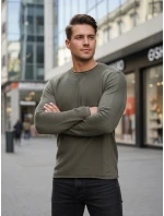 Pánsky khaki sveter WX2310z Pánsky khaki sveter WX2310z