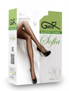 Dámske pančuchové nohavice Gatta Sofia 20 den 5-XL, 3-Max