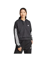 Dámska mikina adidas Essentials French Terry Quarter-Zip Hoodie black JN1956