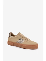 Dámske tenisky z hadej kože Big Star TT274298 Beige Dámske tenisky z hadej kože Big Star TT274298 Beige