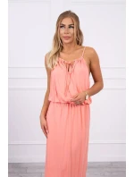 Boho šaty 8893 lososové - Kesi Boho šaty 8893 lososové - Kesi