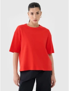 Dámske tričko z vaflového úpletu 4F 4FRSS25TTSHF2651-62S