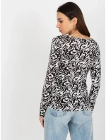 Dámska blúzka LK BZ 509198 1.49P biela a čierna - FPrice Dámska blúzka LK BZ 509198 1.49P biela a čierna - FPrice
