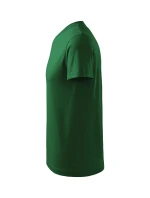 Tričko s výstrihom do V unisex fľaškovo zelená