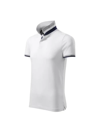 Malfini Collar Up M MLI-25600 biele polo tričko