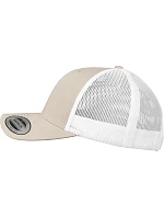 Flexfit 6606/6606T 6-panelová vintage čiapka „Trucker“ 55.6606 khaki/biela Flexfit 6606/6606T 6-panelová vintage čiapka „Trucker“ 55.6606 khaki/biela