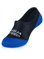 AQUA SPEED Ponožky na plávanie Neo Black/Navy Blue Pattern 11