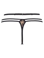 Tangá Marshmallow V-7888 čierna/béžový - Axami Tangá Marshmallow V-7888 čierna/béžový - Axami