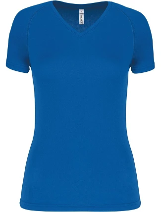 Kariban ProAct PA 477 Dámske športové tričko s výstrihom do V 20.P477 sporty royal blue Kariban ProAct PA 477 Dámske športové tričko s výstrihom do V 20.P477 sporty royal blue