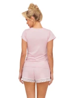 Jednoducho 1/2 púdrovo ružové pyžamo - Donna