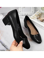 Dámske lodičky na podpätku SK354A čierne - Sergio Leone