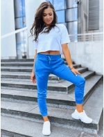 Dámske tepláky FITS modré UY0972 Dámske tepláky FITS modré UY0972