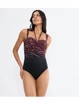 Jednodielne plavky Summer Wild OPD hnedé BROWN – TRIUMPH Jednodielne plavky Summer Wild OPD hnedé BROWN – TRIUMPH