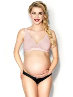 Mitex Mäkká podprsenka s kosticami Lilly Basic Pink Mama Mitex Mäkká podprsenka s kosticami Lilly Basic Pink Mama