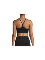 CASALL Bezšvový športový top s grafickým rebrovaním Black